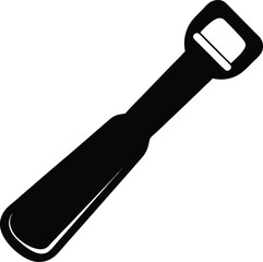 bottle opener on white background  .eps