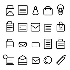 A Set Of Icons For Web And Mobile Applications
