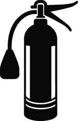 fire extinguisher on white background  .eps