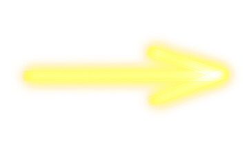 directions, arrows, directional traffic signs in bright neon yellow