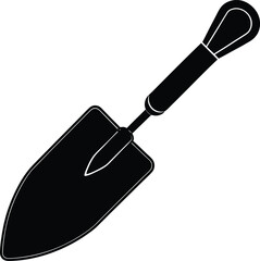 garden trowel on white background  .eps