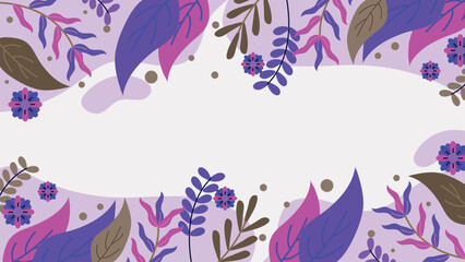 Flower Spring Vector Background