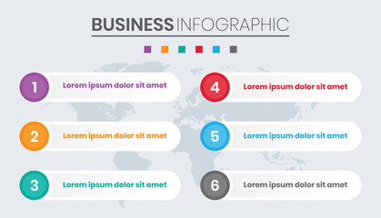 modern infographic poster