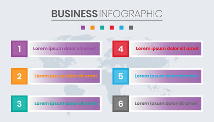 modern infographic poster