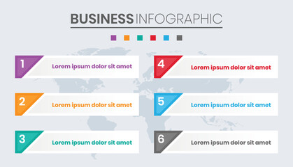 modern infographic poster
