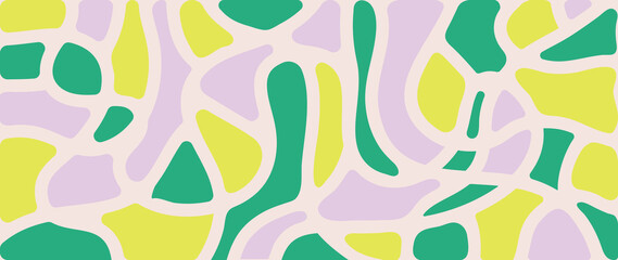 Kids and children background vector. Fun Childish hand drawn doodle design. Playful cartoon design for packaging design, wallpaper and print.