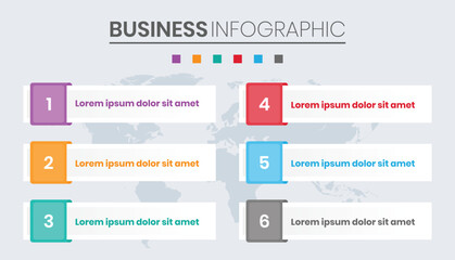 Obraz premium modern infographic poster