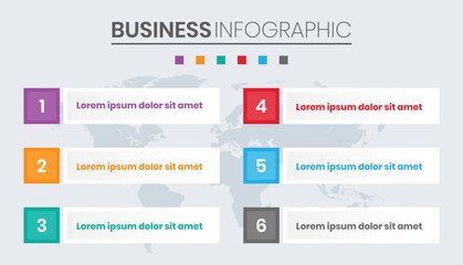 modern infographic poster