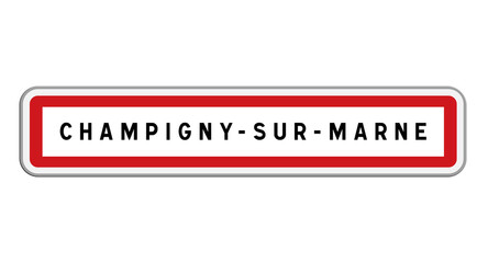 Panneau Champigny-sur-Marne, Val-de-Marne, Île-de-France