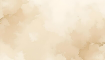 Obraz premium Soft Dreamy Beige Watercolor Background with Subtle Texture and Gentle Gradient for Calming and Serene Designs