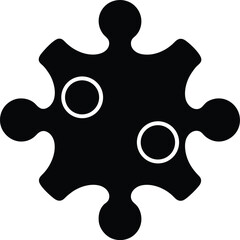 jigsaw puzzle piece with colorful design on white  