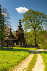 Orthodox church of Saint Cosmas and Saint Damian in Kotan, Poland.