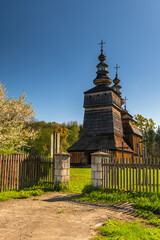 Saints Cosmas and Damian greek catholic church in Krempna, Poland