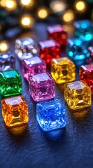 Colorful Cubic Gems