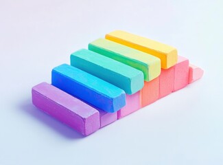 Colorful Chalk Piece