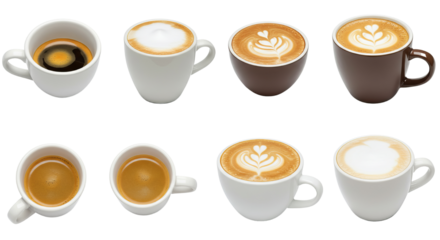 Clear Cup of Refreshing Iced Tea with Transparent Background.