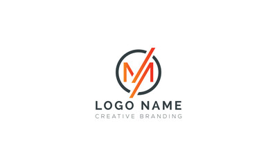 Minimalist M Logo for Branding and Identity.