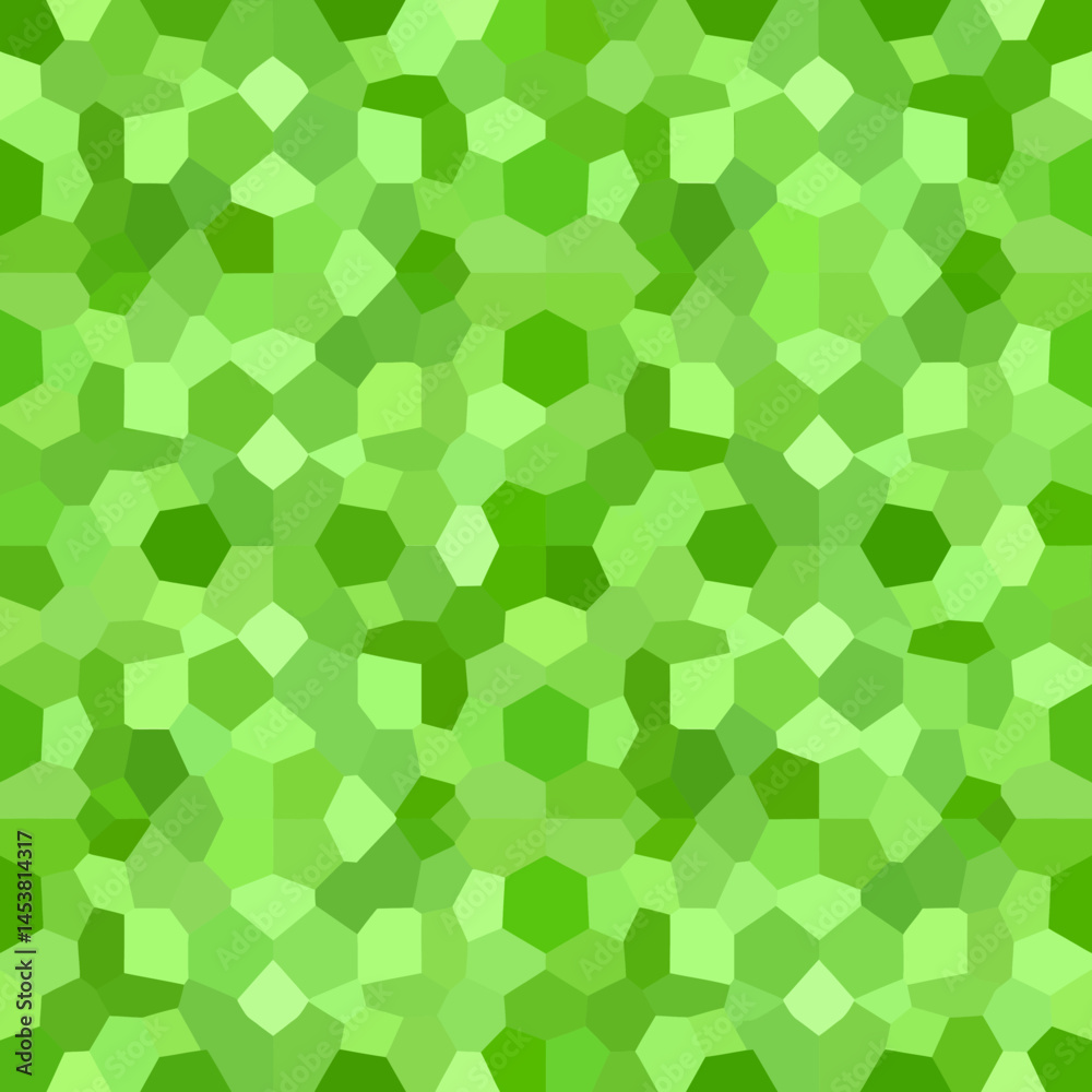 Poster abstract green geometric pattern background with hexagon shapes creating a mosaic effect for nature 