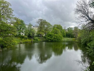 Ørstedparken in Copenhagen, Denmark