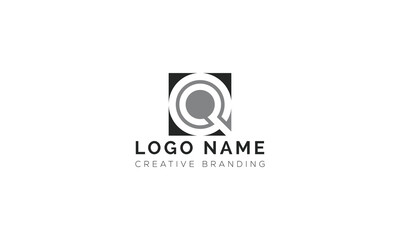 Minimalist Q Logo for Branding and Identity.