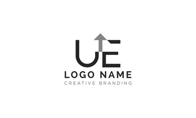 Minimalist UE Logo for Branding and Identity.