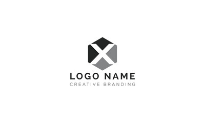 Minimalist X Logo for Branding and Identity.