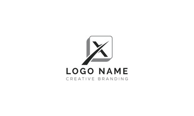 Minimalist X Logo for Branding and Identity.