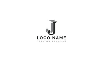 Minimalist JJ Logo for Branding and Identity.