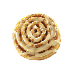 Fototapeta premium Delicious Glazed Cinnamon Roll Pastry