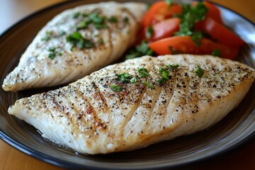 Shashlik - Traditional Russian food. Beautiful simple AI generated image