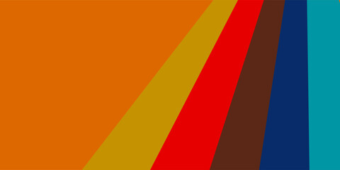 colorful background papers like colorful rainbow on table. ilustration eps 10