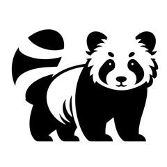 Red Panda: Cute Wildlife Animal Cartoon Vector