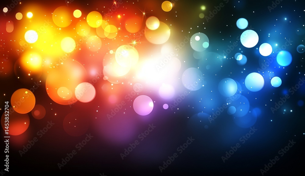 Poster abstract blur background with colorful light and speed effect