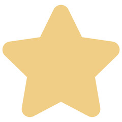 Star Vector Flat Icon. 