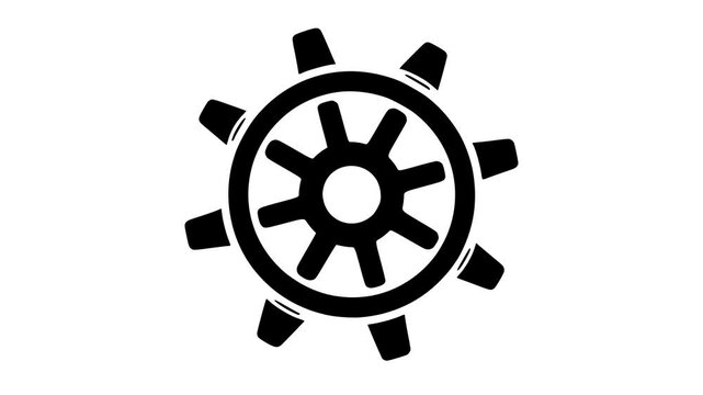 Ship steering vector animation