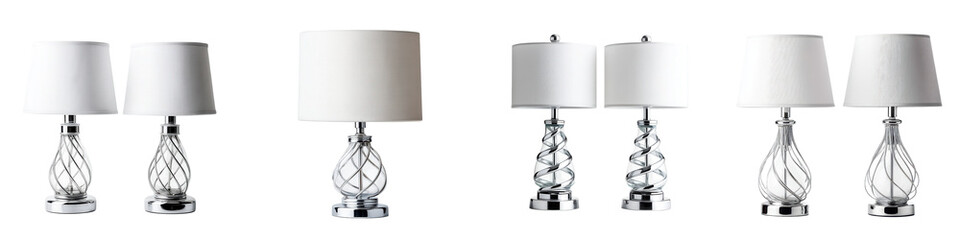 Glass lamps for modern home decor