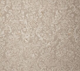 Subtle, neutral damask; intricate lace-like pattern  , intricate, texture
