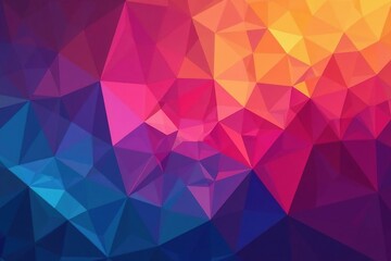 Intricate geometric shapes, vibrant color gradients, seamless pattern, minimal