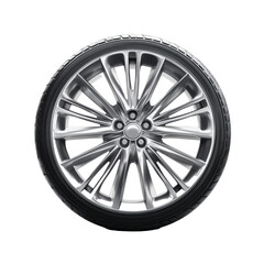 Obraz premium Sleek and Modern Alloy Wheel Design for Enhanced Performance , isolated on white background PNG
