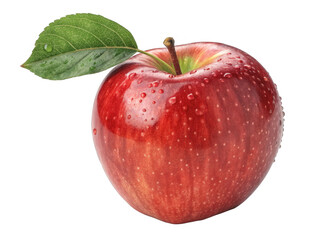 Apple on a isolated transparent background