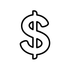 dollar sign cash value or monetary coupon on transparent background for web and graphic design