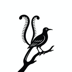 vector illustration of a bird
