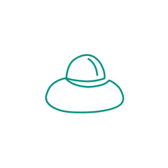 lined hat icon