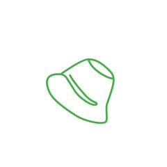 lined hat icon