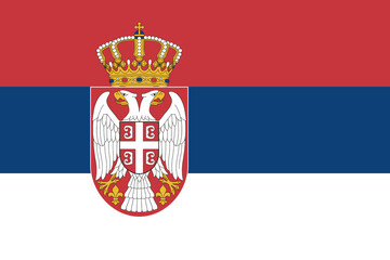  flag of serbia