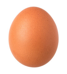 Single raw chicken egg isolated, transparent PNG, PNG format, cut out.