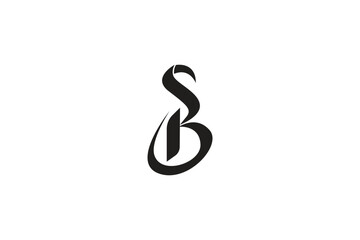 SB or BS logo design