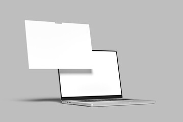 Laptop Screen blank Mock Up