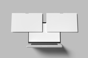 Laptop Screen blank Mock Up