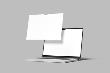 Laptop Screen blank Mock Up